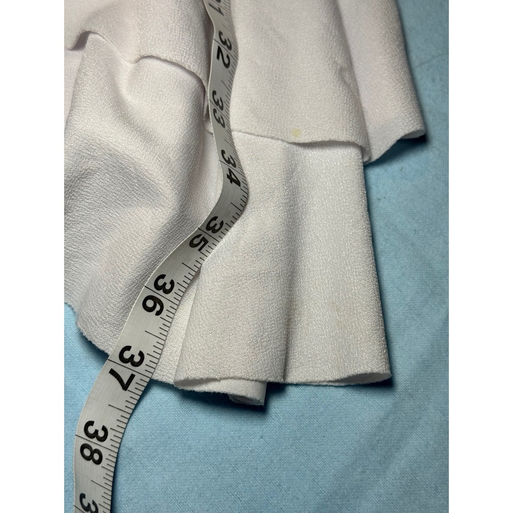 PrettyLittleThing White Fishtail Midi Dress V-Neck Double Strap Bodycon NEW - Picture 6 of 9